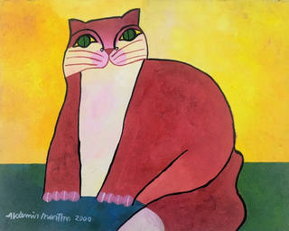 Aldemir Martins - Gato vermelho