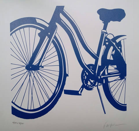 Bicicleta Azul