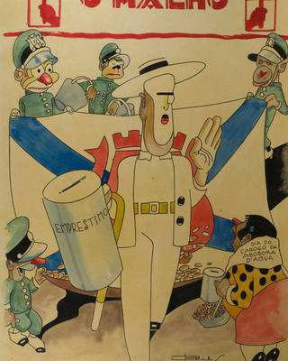 J. Carlos - Capa da revista "o malho"