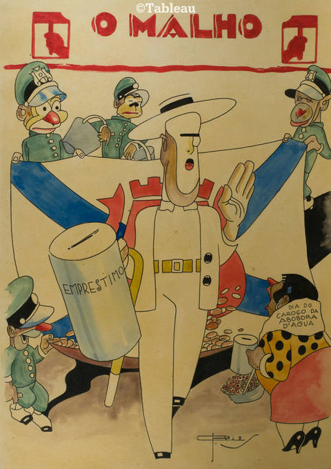 Capa da revista "o malho"