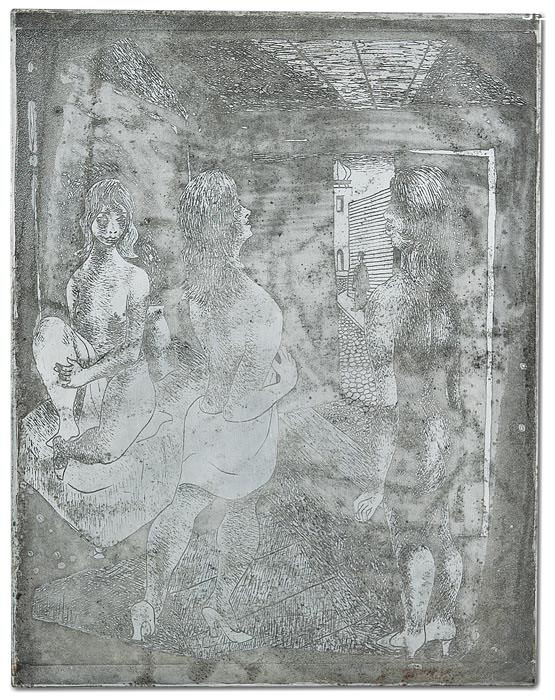 Matriz da Gravura "Bar"