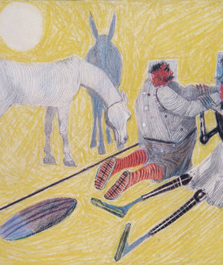 Candido Portinari - Sancho Pança Armando Dom Quixote