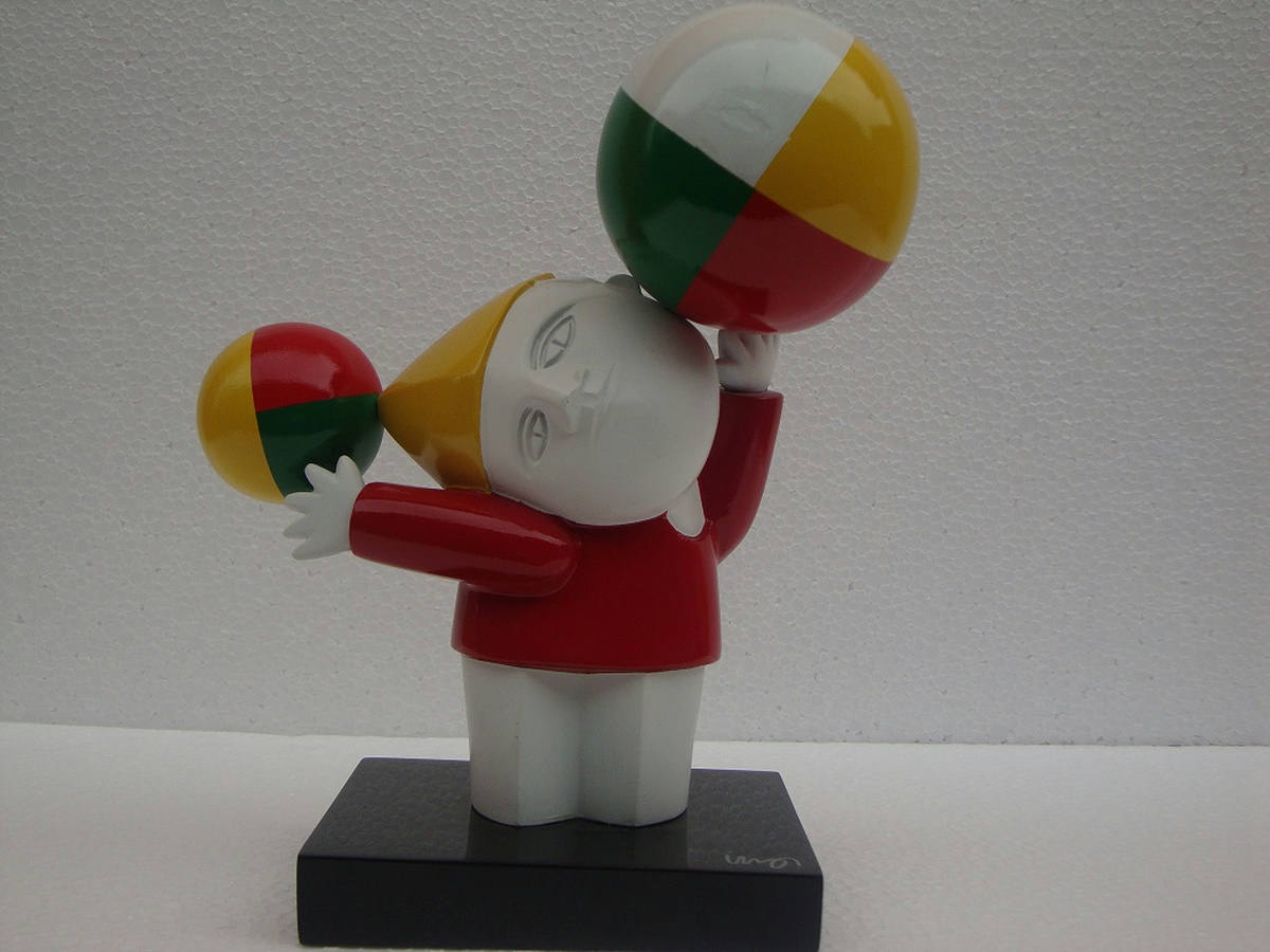 Malabarista vermelho