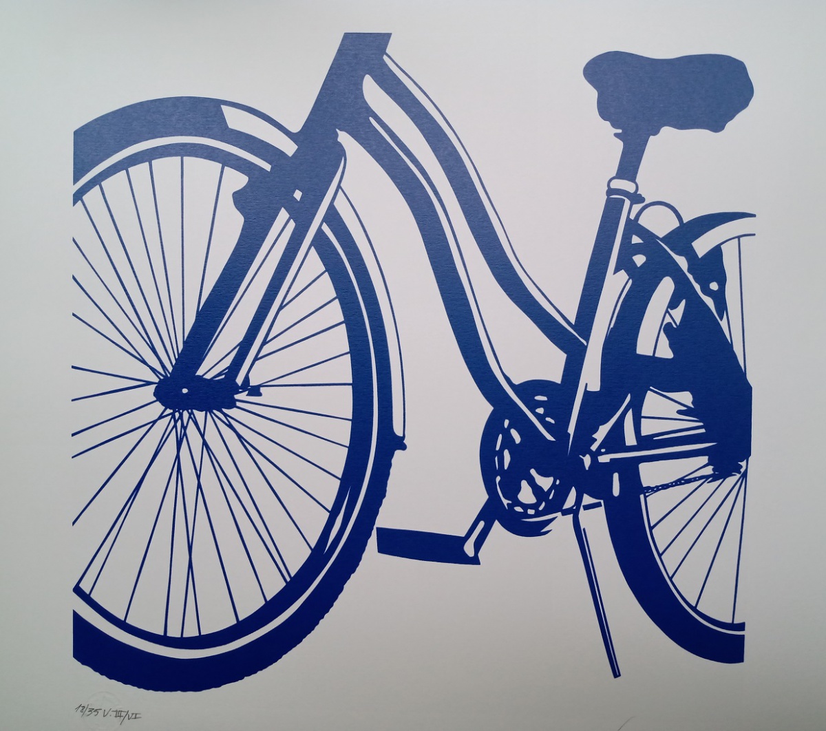Bicicleta azul