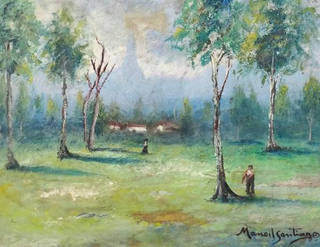 Manoel Santiago - Paisagem Figuras