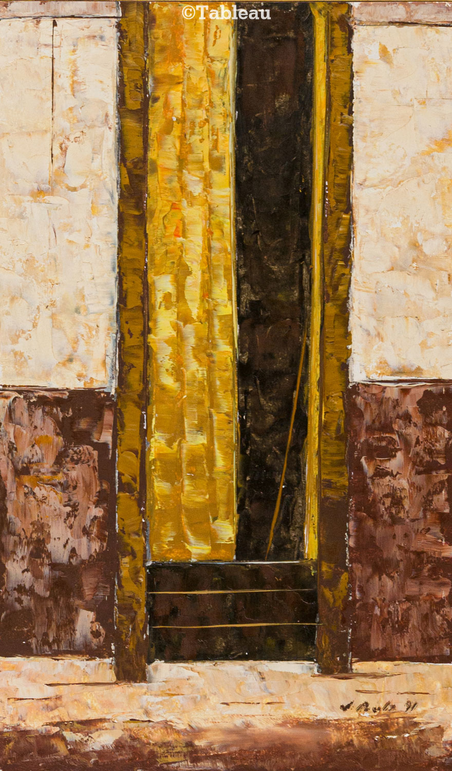 Porta amarela