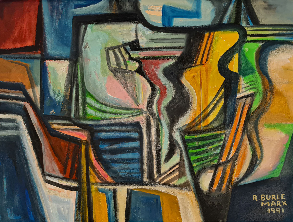 Roberto Burle Marx - Composição abstrata
