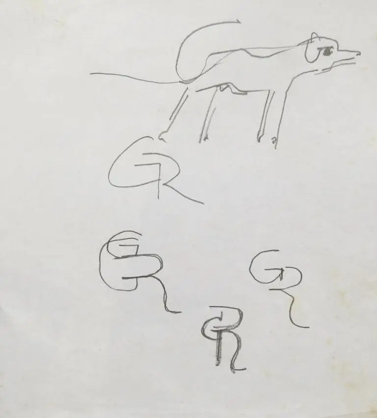 Aldemir Martins - Estudos Cachorros