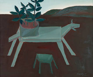 Kong Fang Chen - Vaso de Planta, Mesa Cavalo