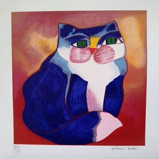 Aldemir Martins - Gato Azul