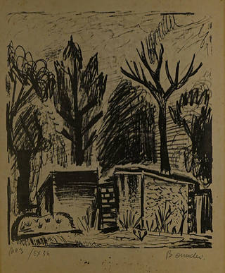 Aldo Bonadei - Paisagem