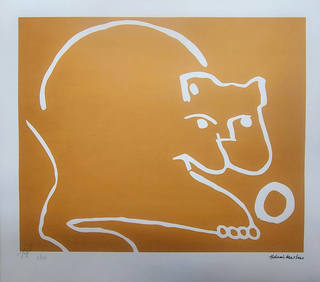 Aldemir Martins - Gato Laranja