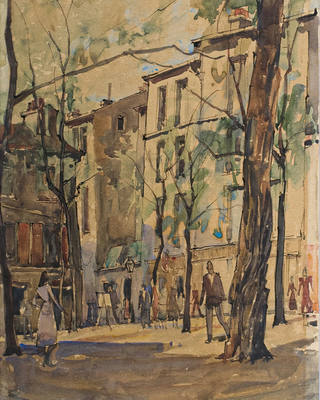 Milton Dacosta - Place du Tertre - Montmartre