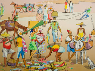 Carybé - Mercado de peixes
