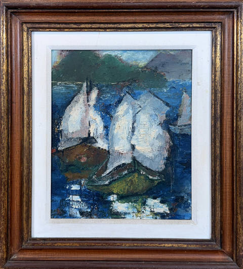 Marinha com barcos