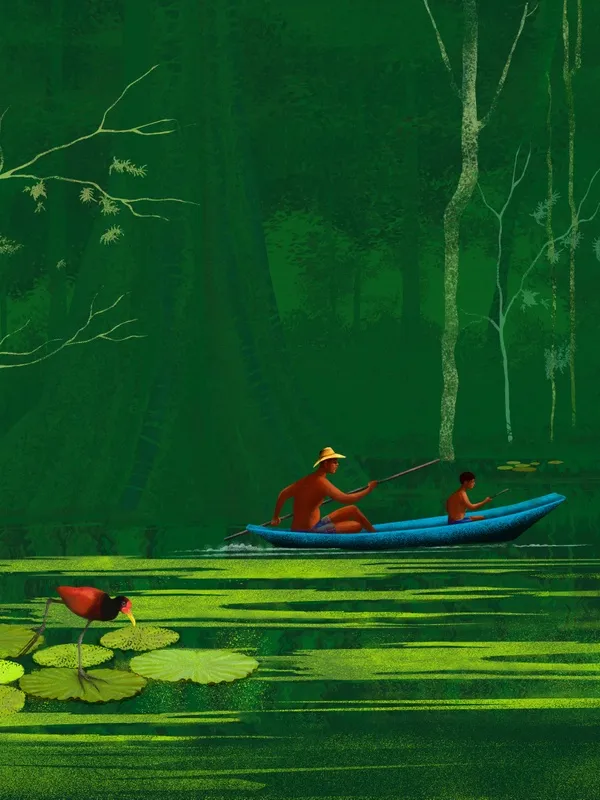 Canoeiros e Jaçanã III