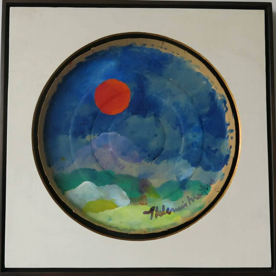 Aldemir Martins - Paisagem com sol