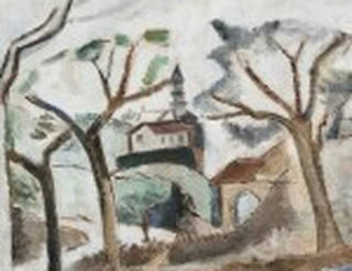 Aldo Bonadei - Paisagem