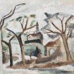 Aldo Bonadei - Paisagem