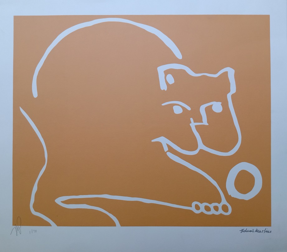 Aldemir Martins - Gato Laranja