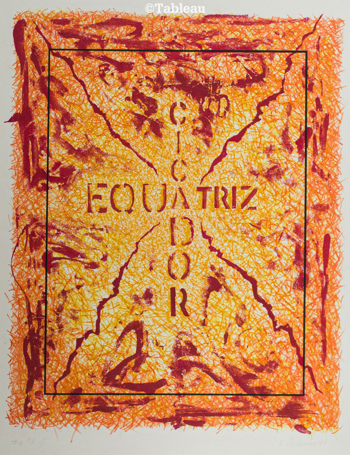 Rubens Gerchman - Cicatriz/ equador