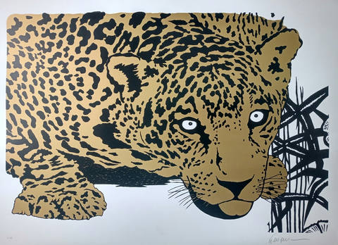 Onça Pintada Dourada