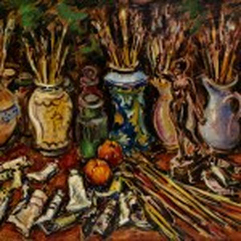 Potes e pincéis