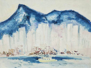 Manabu Mabe - Paisagem do Rio