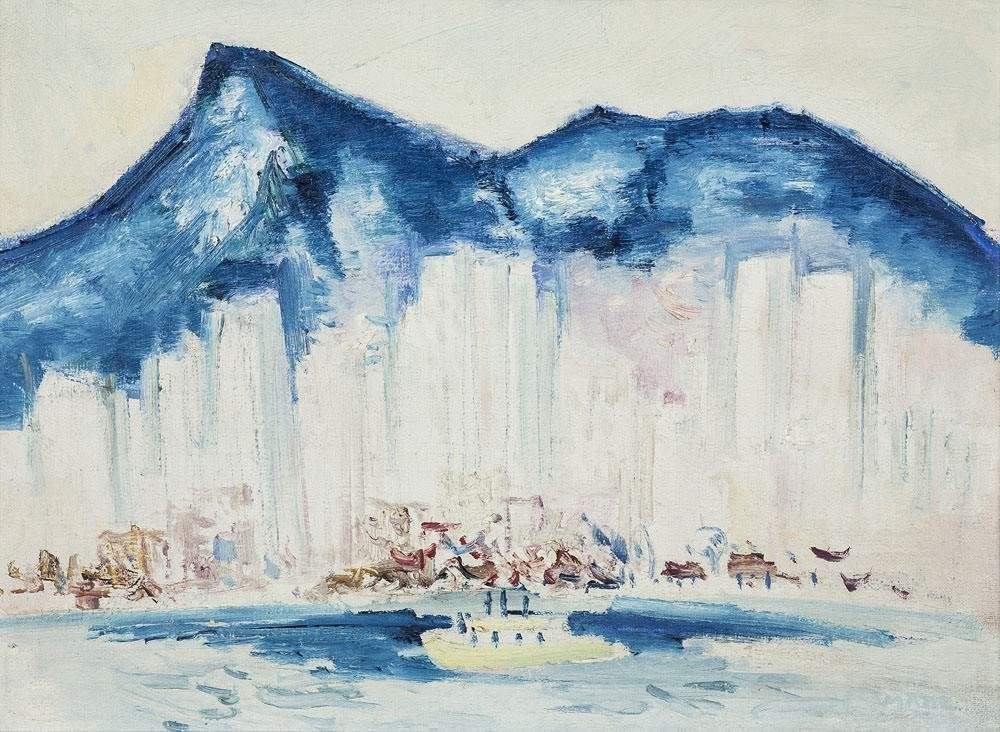 Manabu Mabe - Paisagem do Rio