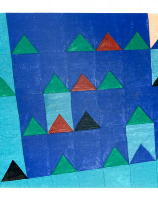 Alfredo Volpi - Bandeirinhas Azuis