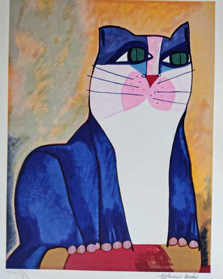 Aldemir Martins - Gato Azul