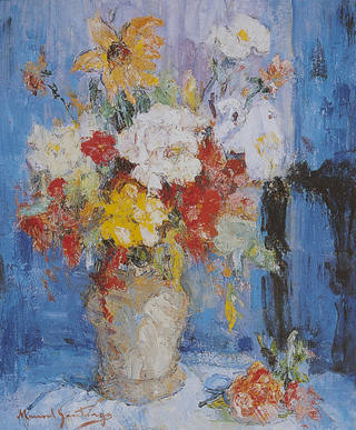 Manoel Santiago - Vaso com Flores