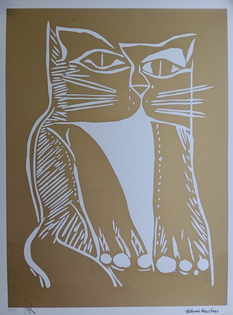 Aldemir Martins - Gato Bege