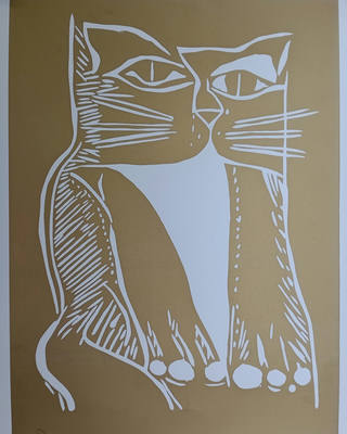 Aldemir Martins - Gato Bege