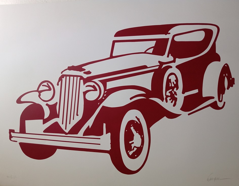 Kleber Ventura - Carro antigo vermelho