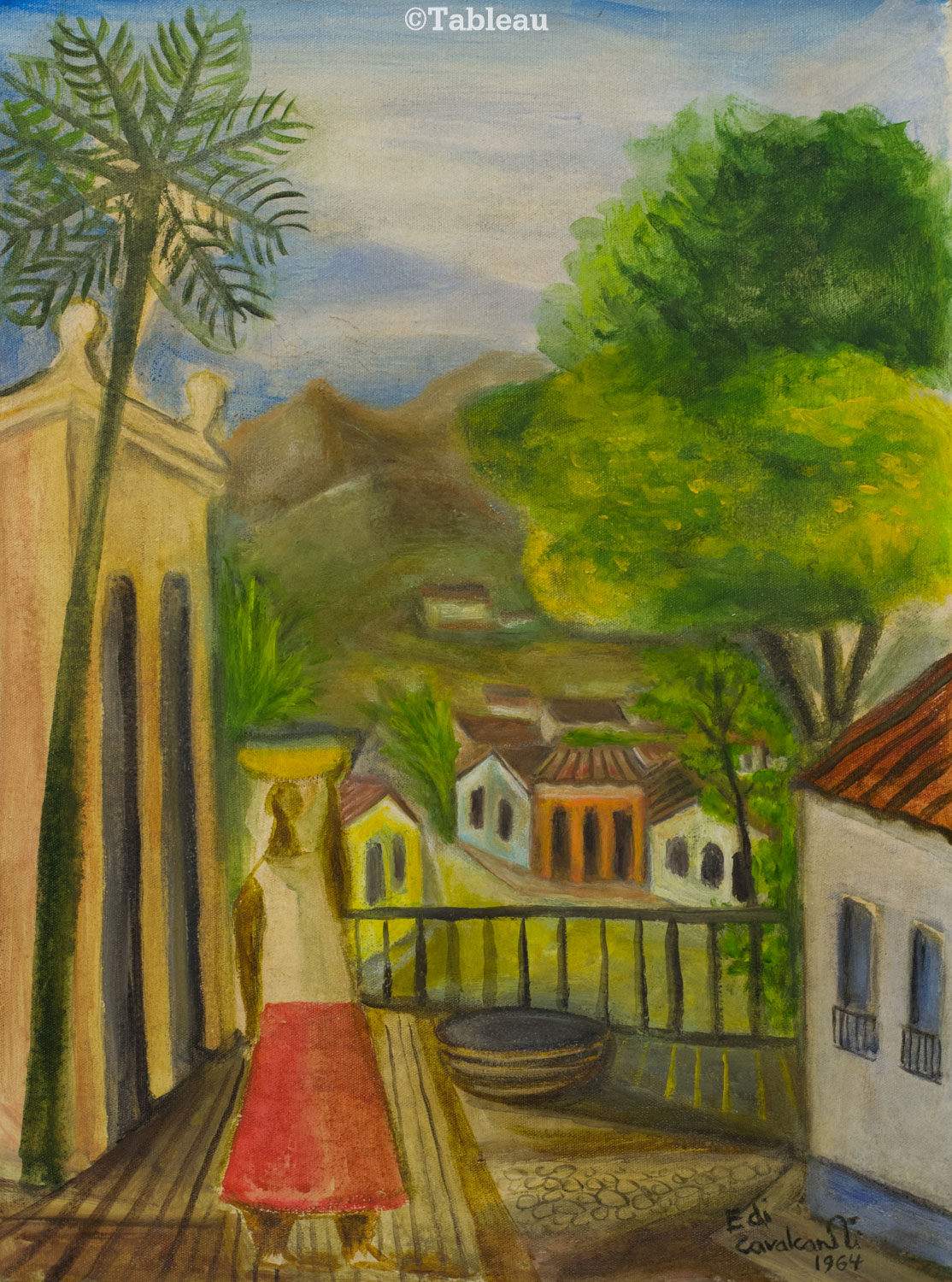Emiliano di Cavalcanti - Paisagem baiana