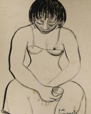 Emiliano di Cavalcanti - Mulher sentada