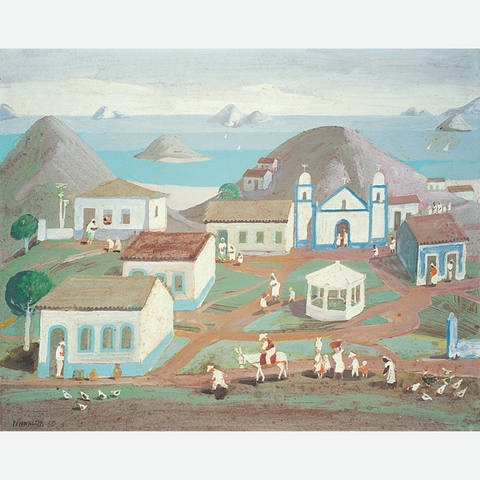 Aldeia com Figuras
