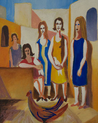 Emiliano di Cavalcanti - Mulheres e pássaros