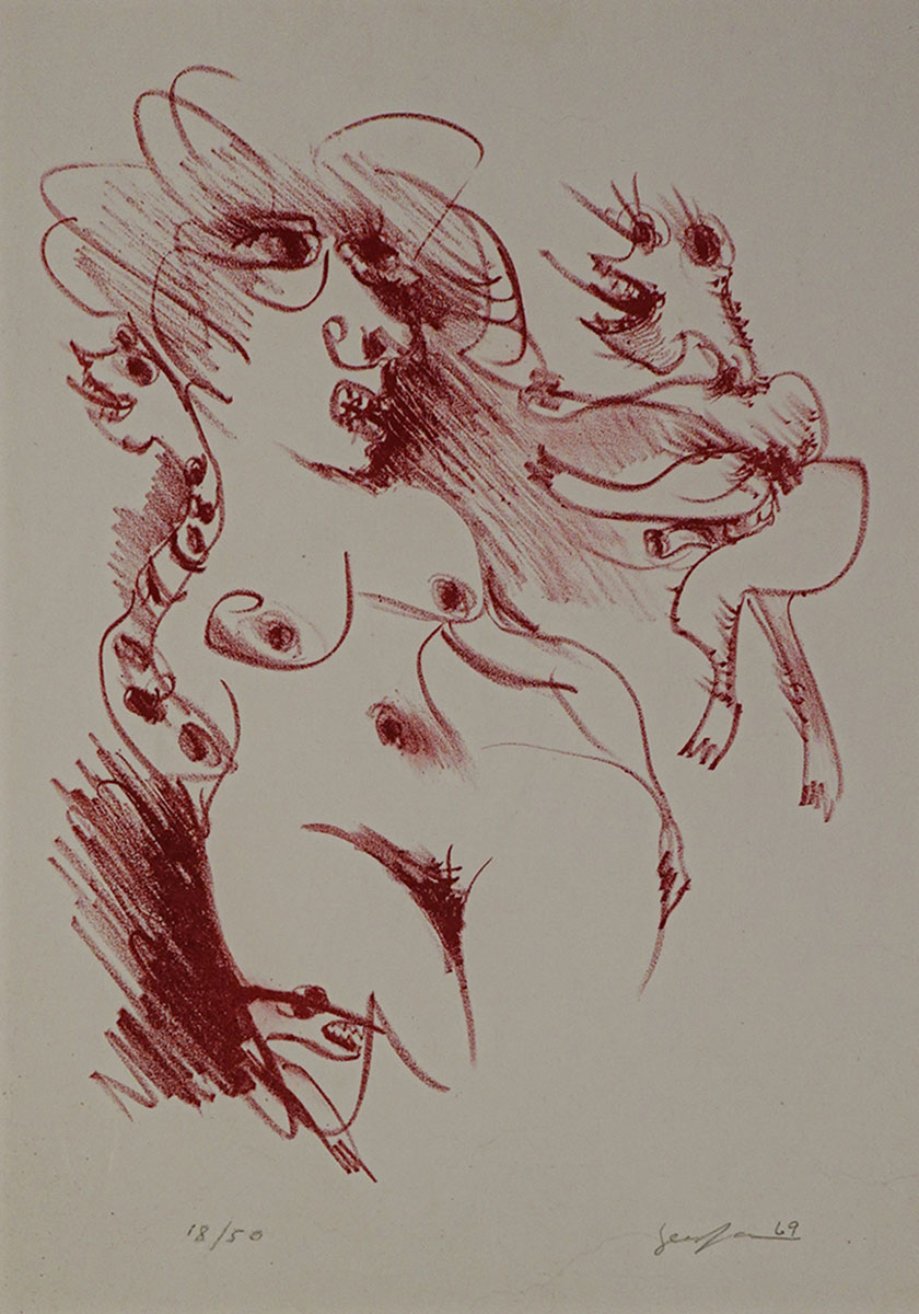 Ivan Serpa - Mulher e bicho