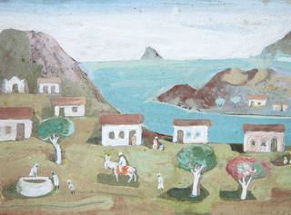 Fulvio Pennacchi - Aldeia com Burrinho