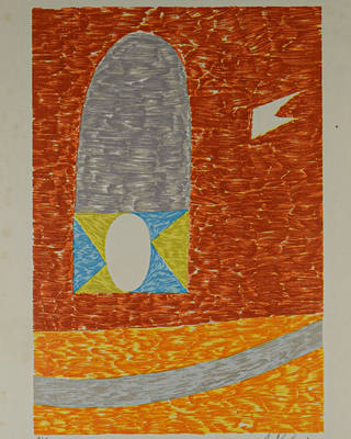 Alfredo Volpi - Fachada e bandeira