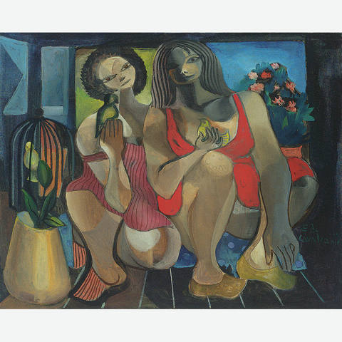 Mulheres com pássaros