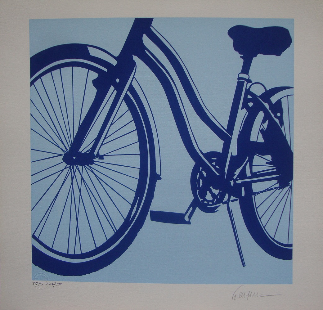 Bicicleta azul