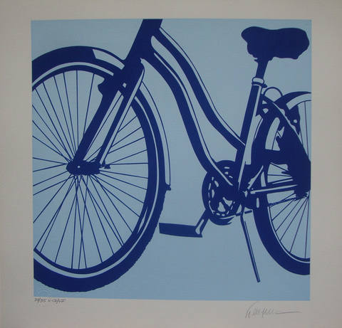 Bicicleta azul