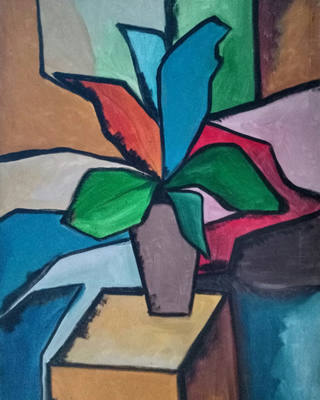 Aldo Bonadei - Vaso com flores