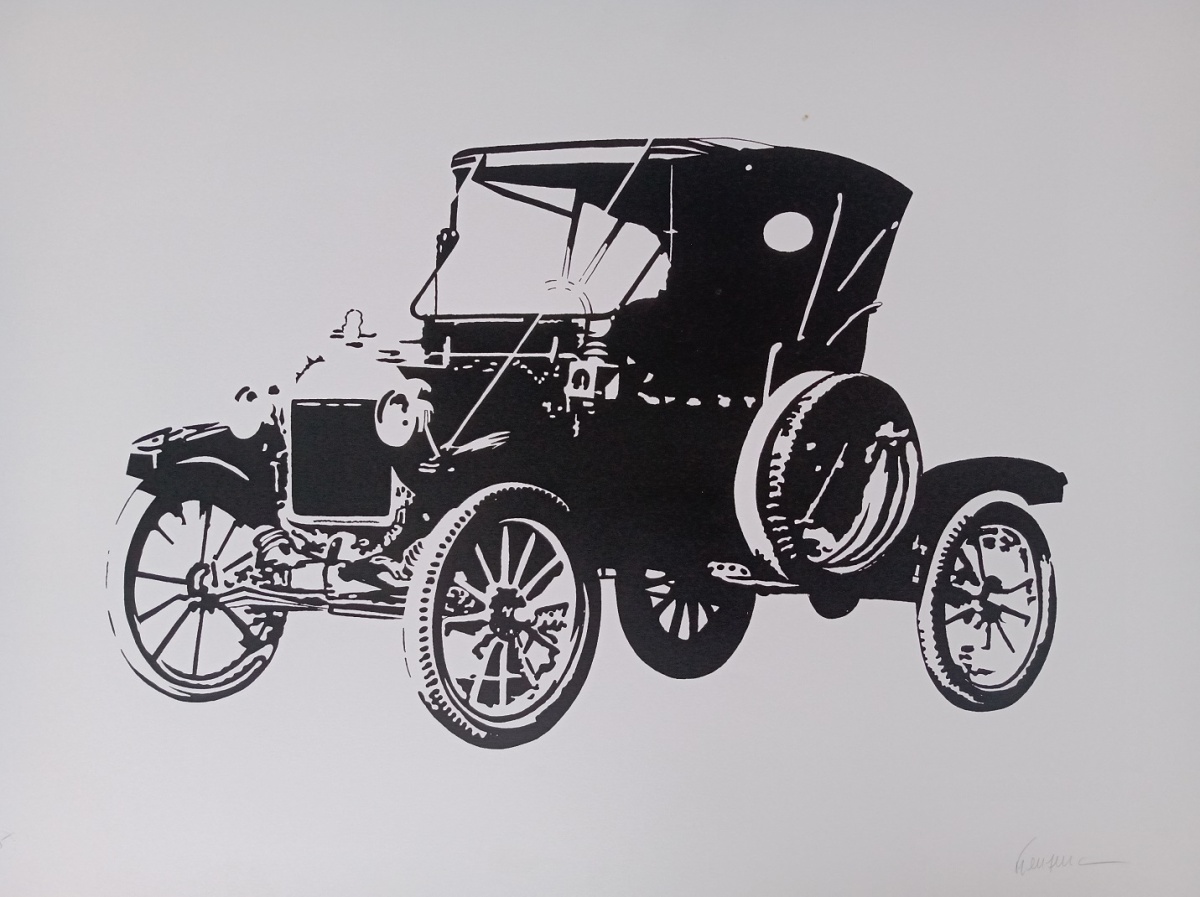 Kleber Ventura - Carro antigo preto