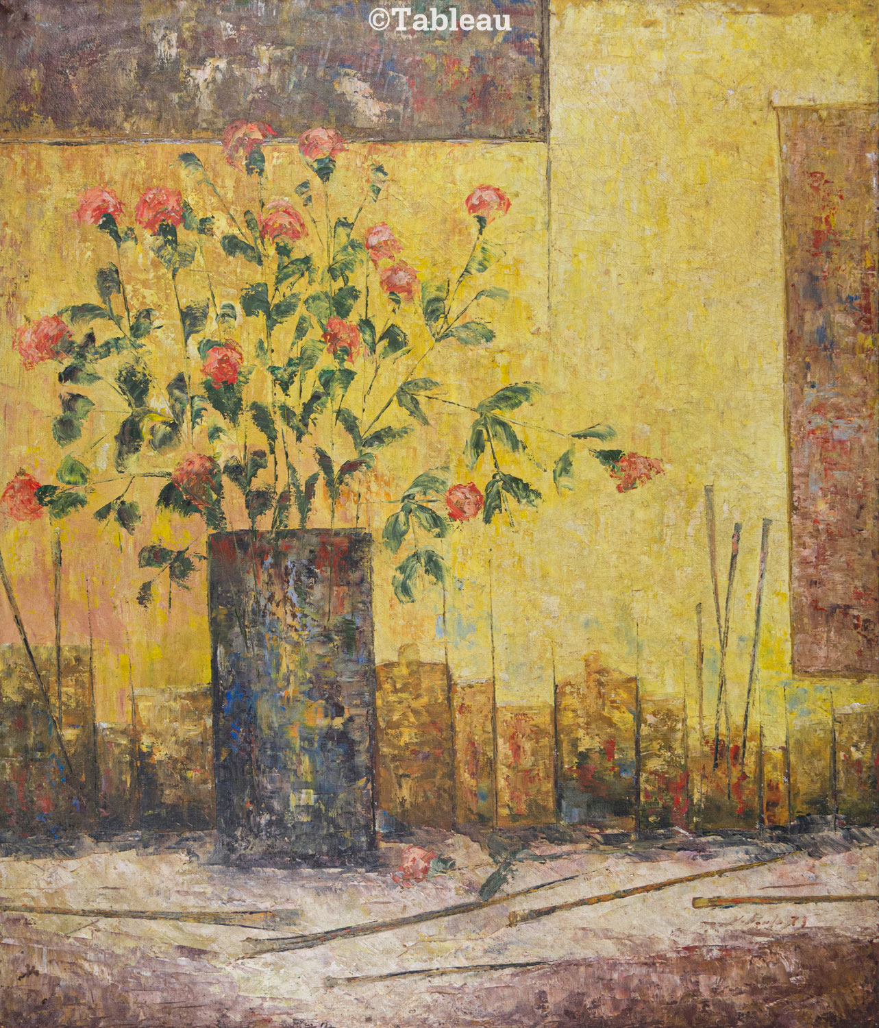 José Paulo Moreira da Fonseca - Rosas e garrafas no stúdio