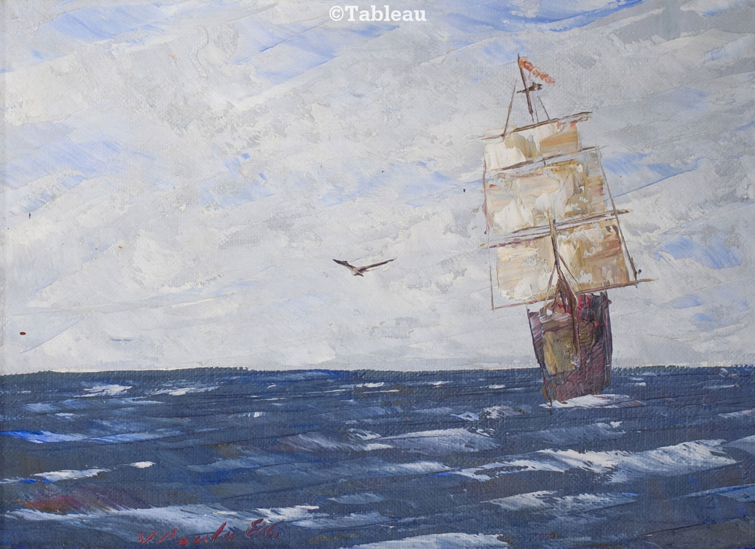 José Paulo Moreira da Fonseca - Veleiro ao largo