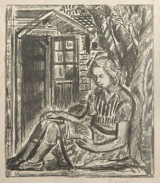 Aldo Bonadei - Menina Lendo